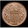 Image 2 : 1865 Two Cent Piece 2c Grades Choice AU