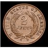 Image 3 : 1865 Two Cent Piece 2c Grades Choice AU