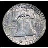 Image 3 : 1958-p Franklin Half Dollar 50c Grades Choice Unc+ FBL