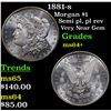 Image 1 : 1881-s Morgan Dollar $1 Grades Choice+ Unc