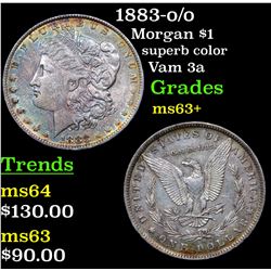 1883-o/o Morgan Dollar $1 Grades Select+ Unc