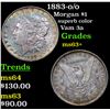 Image 1 : 1883-o/o Morgan Dollar $1 Grades Select+ Unc