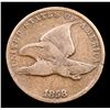 Image 2 : 1858 sl Flying Eagle Cent 1c Grades vf+