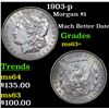 Image 1 : 1903-p Morgan Dollar $1 Grades Select+ Unc