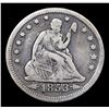 Image 2 : 1853-p Arrows & Rays Seated Liberty Quarter 25c Grades vf++