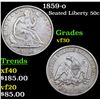 Image 1 : 1859-o Seated Half Dollar 50c Grades vf++