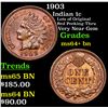 Image 1 : 1903 Indian Cent 1c Grades Choice+ Unc BN