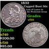 Image 1 : 1832 Capped Bust Half Dollar 50c Grades vf++