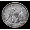 Image 3 : 1861-p Seated Liberty Quarter 25c Grades xf+