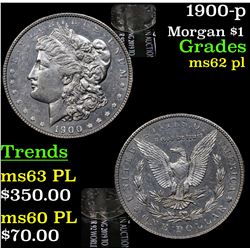1900-p Morgan Dollar $1 Grades Select Unc PL