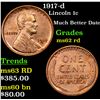 Image 1 : 1917-d Lincoln Cent 1c Grades Select Unc RD