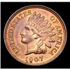 Image 2 : 1907 Indian Cent 1c Grades Choice+ Unc RB
