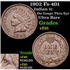 Image 1 : 1902 Fs-401 Indian Cent 1c Grades vf++