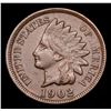 Image 2 : 1902 Fs-401 Indian Cent 1c Grades vf++