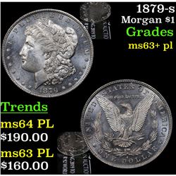 1879-s Morgan Dollar $1 Grades Select Unc+ PL