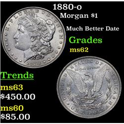 1880-o Morgan Dollar $1 Grades Select Unc