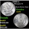 Image 1 : 1880-o Morgan Dollar $1 Grades Select Unc