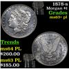Image 1 : 1878-s Morgan Dollar $1 Grades Select Unc+ PL