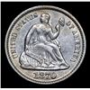 Image 2 : 1870-p Seated Liberty Half Dime 1/2 10c Grades Select Unc