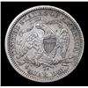 Image 3 : 1876-cc Seated Liberty Quarter 25c Grades xf+