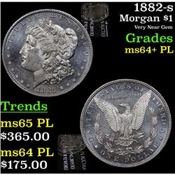 1882-s Morgan Dollar $1 Grades Choice Unc+ PL