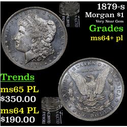 1879-s Morgan Dollar $1 Grades Choice Unc+ PL