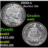 Image 1 : 1900-s Barber Dime 10c Grades Select Unc