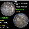 Image 1 : 1831 Capped Bust Half Dollar 50c Grades xf+