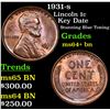 Image 1 : 1931-s Lincoln Cent 1c Grades Choice+ Unc BN