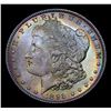 Image 2 : 1898-p Rainbow Toned Morgan Dollar $1 Grades Choice+ Unc