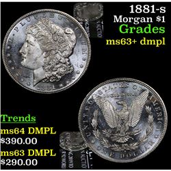 1881-s Morgan Dollar $1 Grades Select Unc+ DMPL