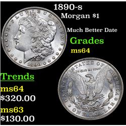 1890-s Morgan Dollar $1 Grades Choice Unc
