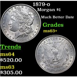 1879-o Morgan Dollar $1 Grades Select+ Unc