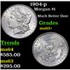 Image 1 : 1904-p Morgan Dollar $1 Grades Select+ Unc