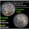 Image 1 : 1889/889-p Rainbow Toned Morgan Dollar $1 Grades Choice Unc