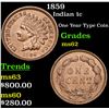 Image 1 : 1859 Indian Cent 1c Grades Select Unc