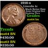 Image 1 : 1916-s Lincoln Cent 1c Grades Choice Unc BN