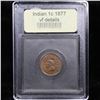 Image 4 : ***Auction Highlight*** 1877 Indian Cent 1c Graded vf details By USCG (fc)