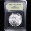 Image 4 : ***Auction Highlight*** 1925-s Peace Dollar $1 Graded Choice+ Unc By USCG (fc)