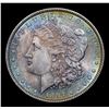 Image 2 : ***Auction Highlight*** 1884-p Rainbow Toned Morgan Dollar $1 Graded Choice+ Unc By USCG (fc)