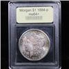 Image 4 : ***Auction Highlight*** 1884-p Rainbow Toned Morgan Dollar $1 Graded Choice+ Unc By USCG (fc)