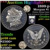 Image 1 : ***Auction Highlight*** 1899-p Morgan Dollar $1 Graded GEM++ Proof Cameo By USCG (fc)