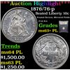 Image 1 : ***Auction Highlight*** 1876/76-p Seated Liberty Dime 10c Graded Select Unc+ PL By USCG (fc)