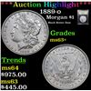 Image 1 : ***Auction Highlight*** 1889-o Morgan Dollar $1 Graded Select+ Unc By USCG (fc)