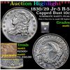 Image 1 : ***Auction Highlight*** 1830/29 Jr-5 R-5 Capped Bust Dime 10c Graded BU+ By USCG (fc)