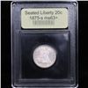 Image 4 : ***Auction Highlight*** 1875-s Twenty Cent Piece 20c Graded Select+ Unc By USCG (fc)