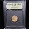 Image 4 : ***Auction Highlight*** 1926-p Gold Indian Quarter Eagle $2 1/2 Graded Select+ Unc By USCG (fc)