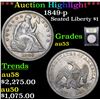 Image 1 : ***Auction Highlight*** 1849-p Seated Liberty Dollar $1 Graded Select AU By USCG (fc)
