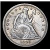 Image 2 : ***Auction Highlight*** 1849-p Seated Liberty Dollar $1 Graded Select AU By USCG (fc)