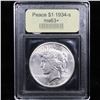Image 4 : ***Auction Highlight*** 1934-s Peace Dollar $1 Graded Select+ Unc By USCG (fc)